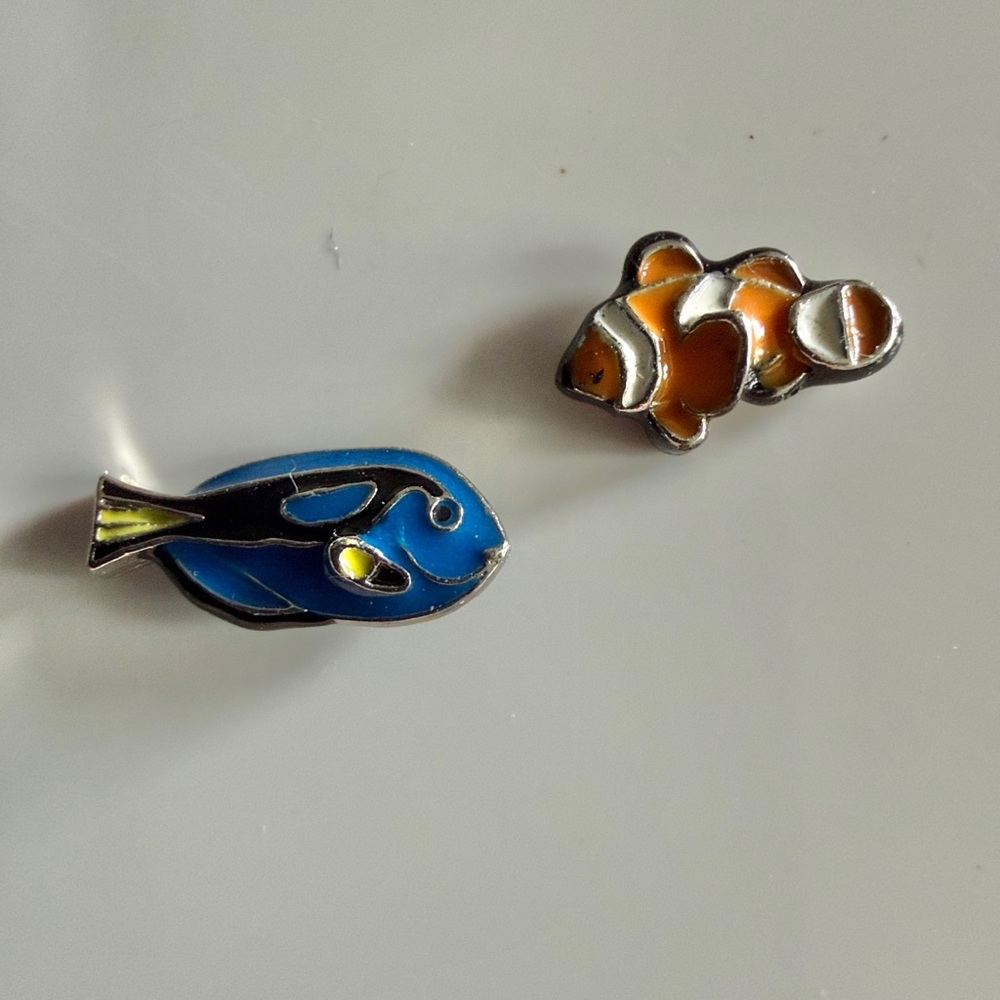 Origami Owl Nemo and Dory Charms